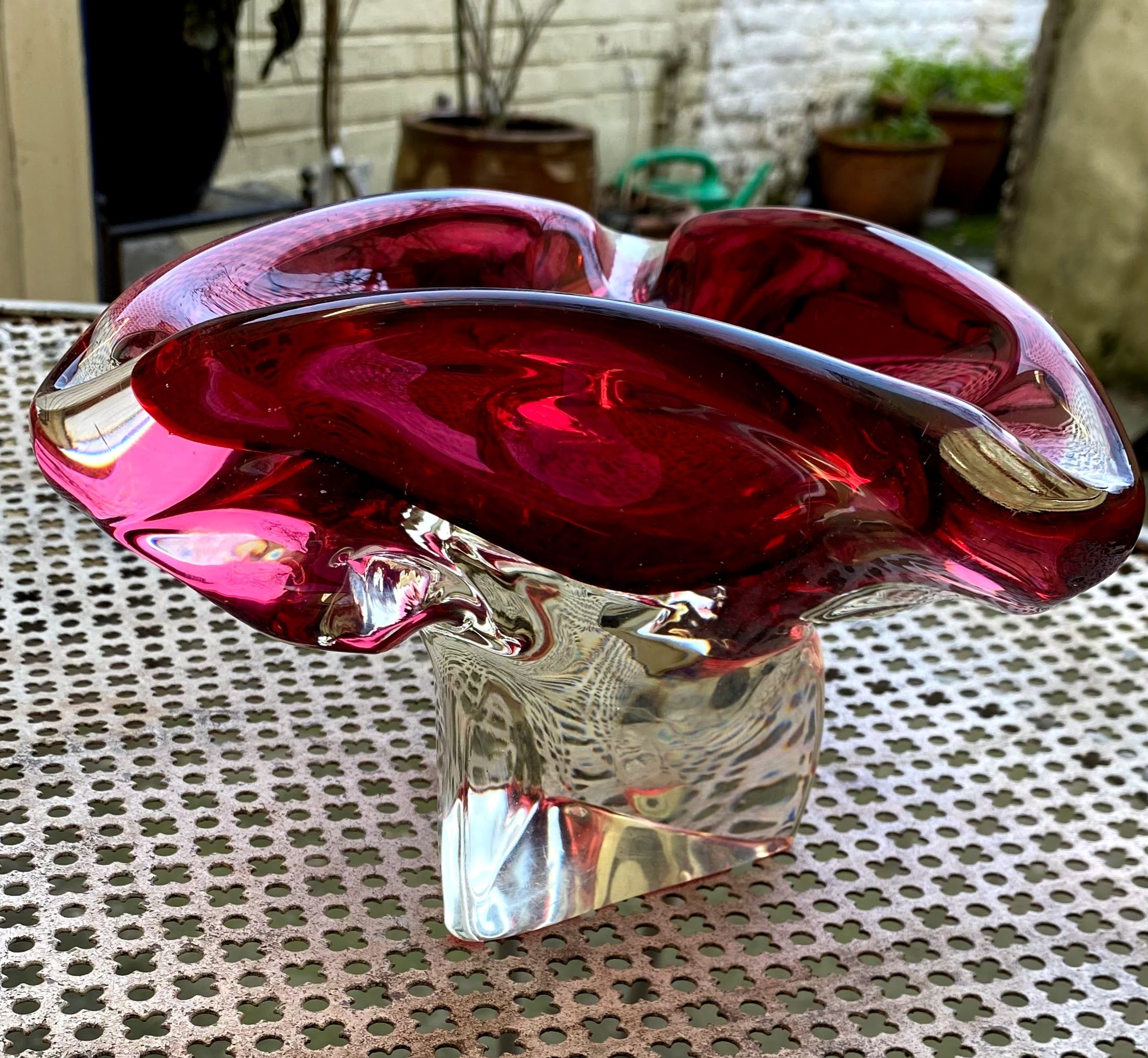5443326428.jpg Bohemian Art Glass kom Josef Hospodka – Chribska, ca. 1960
