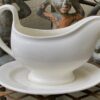 Antieke Saucière met aangehechte onderplaat P Regout Maastricht (20) Antieke saucière met aangehechte onderplaat – P. Regout Maastricht | Antique sauce boat with attached underplate – P. Regout Maastricht, c.1836–1890
