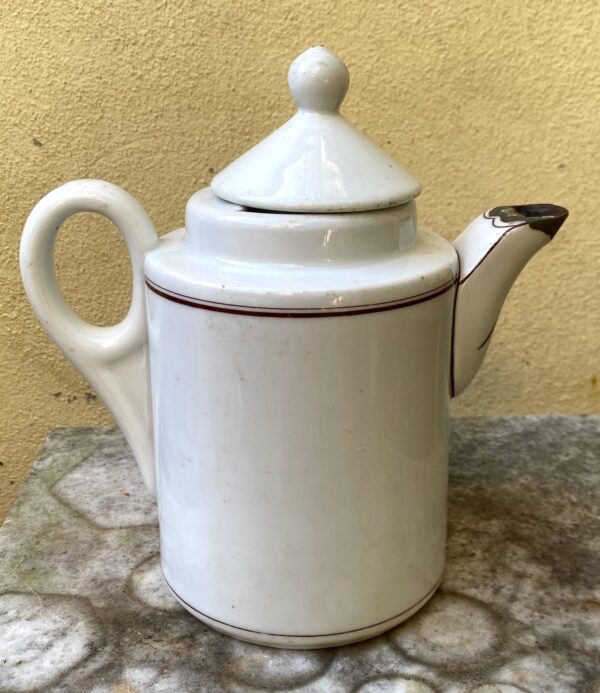 Antique Hotel Kronenburg Münster Coffee Pot – Fritz Bensinger Mannheim, c.1920 (7) Antieke Koffiekan Hotel Kronenburg Münster “Fritz Bensinger Mannheim” | Antique Hotel Kronenburg Münster Coffee Pot – Fritz Bensinger Mannheim, c.1920