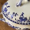 Antique ceramic tureen with lid – Petrus Regout Maastricht Dresden Decor, 19th century (12) Antieke keramische soepterrine met deksel | Antique ceramic tureen with lid – Petrus Regout Maastricht Dresden Decor, 19th century