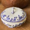 Antique ceramic tureen with lid – Petrus Regout Maastricht Dresden Decor, 19th century (13) Antieke keramische soepterrine met deksel | Antique ceramic tureen with lid – Petrus Regout Maastricht Dresden Decor, 19th century