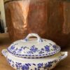 Antique ceramic tureen with lid – Petrus Regout Maastricht Dresden Decor, 19th century (16) Antieke keramische soepterrine met deksel | Antique ceramic tureen with lid – Petrus Regout Maastricht Dresden Decor, 19th century