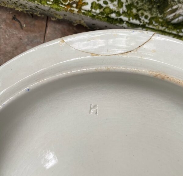Antique ceramic tureen with lid – Petrus Regout Maastricht Dresden Decor, 19th century (2) Antieke keramische soepterrine met deksel | Antique ceramic tureen with lid – Petrus Regout Maastricht Dresden Decor, 19th century