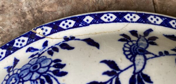 Antique ceramic tureen with lid – Petrus Regout Maastricht Dresden Decor, 19th century (3) Antieke keramische soepterrine met deksel | Antique ceramic tureen with lid – Petrus Regout Maastricht Dresden Decor, 19th century