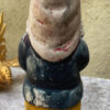 Antique earthenware garden gnomes with faded paint – ca. 1950 (18) Antieke aardewerken tuinkabouters met vervaagde verflaag – Antique earthenware garden gnomes with faded paint – ca. 1950