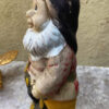 Antique earthenware garden gnomes with faded paint – ca. 1950 (8) Antieke aardewerken tuinkabouters met vervaagde verflaag – Antique earthenware garden gnomes with faded paint – ca. 1950