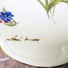 Prachtig porseleinen dessertbordje Cottier Frères Zwitserland | Beautiful porcelain dessert plate Cottier Frères Switzerland – Floral Design 1923