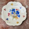 Prachtig porseleinen dessertbordje Cottier Frères Zwitserland | Beautiful porcelain dessert plate Cottier Frères Switzerland – Floral Design 1923