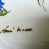 Prachtig porseleinen dessertbordje Cottier Frères Zwitserland | Beautiful porcelain dessert plate Cottier Frères Switzerland – Floral Design 1923