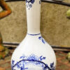 Charming Delft Blue vase with windmill and sailing ship scene – 20th century (1) Prachtig Delfts Blauw vaasje met molen- en scheepstafereel – Charming Delft Blue vase with windmill and sailing ship scene – 20th century