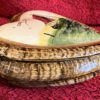 Prachtig hartvormig H. Bequet doosje met maritiem decor – Charming H. Bequet heart-shaped trinket box with maritime décor – mid-20th century