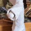 Charming naïve plaster gauze sculptures of playful figures – 20th C (10) Prachtige naïeve gipsgaas sculpturen van twee speelse figuren – Charming naïve plaster gauze sculptures of playful figures – 20th C