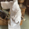 Charming naïve plaster gauze sculptures of playful figures – 20th C (15) Prachtige naïeve gipsgaas sculpturen van twee speelse figuren – Charming naïve plaster gauze sculptures of playful figures – 20th C