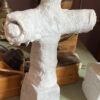 Charming naïve plaster gauze sculptures of playful figures – 20th C (7) Prachtige naïeve gipsgaas sculpturen van twee speelse figuren – Charming naïve plaster gauze sculptures of playful figures – 20th C