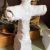Charming naïve plaster gauze sculptures of playful figures – 20th C (9) Prachtige naïeve gipsgaas sculpturen van twee speelse figuren – Charming naïve plaster gauze sculptures of playful figures – 20th C