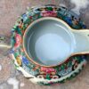 Chinees export Rose Canton porseleinen melkkannetje – Medaillons en bloemen, Ch’ing‑dynastie | Chinese Rose Canton export porcelain milk jug – Medallions & floral décor, Qing dynasty, late 19th century