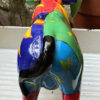 Kosmische keramische stier met sterren en maansikkels – Cosmic ceramic bull with stars and crescent moons – ca. 1980