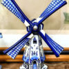 Electric Delft Blue windmill with rotating sails – 1950s (1) Elektrische Delfts blauwe windmolen – Electric Delft Blue windmill with rotating sails – 1950s