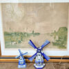 Electric Delft Blue windmill with rotating sails – 1950s (6) Elektrische Delfts blauwe windmolen – Electric Delft Blue windmill with rotating sails – 1950s