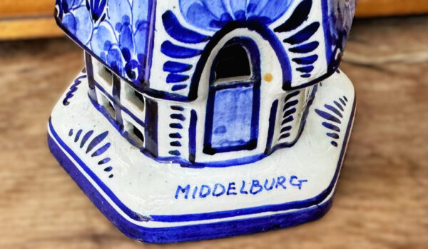 Electric Delft Blue windmill with rotating sails – 1950s (7) Elektrische Delfts blauwe windmolen – Electric Delft Blue windmill with rotating sails – 1950s