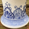 Elegant Delft Blue vase with windmill motif – ca. 1900 (19) Elegante Delfts Blauwe vaas met windmolenmotief – Elegant Delft Blue vase with windmill motif – ca. 1900