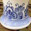 Elegant Delft Blue vase with windmill motif – ca. 1900 (6) Elegante Delfts Blauwe vaas met windmolenmotief – Elegant Delft Blue vase with windmill motif – ca. 1900