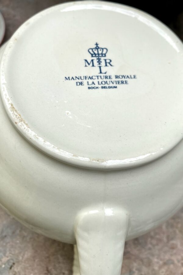 Elegant Teapot – Manufacture Royale de La Louvière Boch Belgium, c.1970 (6) Prachtige Theepot – Manufacture Royale de La Louvière Boch Belgium | Elegant Teapot – Manufacture Royale de La Louvière Boch Belgium, c.1970