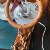 Exclusive fully handmade buoy‑shaped lamp – mid‑20th century (13) Exclusieve volledig handgemaakte lamp in de vorm van een boei | Exclusive fully handmade buoy‑shaped lamp – mid‑20th century
