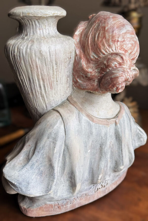 Prachtige Art Nouveau buste “La Porteuse d’eau” – Exquisite Art Nouveau bust “La Porteuse d’eau” – ca. 1900