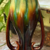 Prachtige Faience de Thulin druipglazuur vaas met oren – Exquisite Faience de Thulin drip glaze vase with handles – ca. 1890–1920