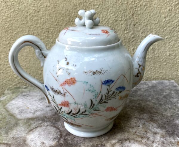Exquisite Kutani Tashiro Shoten Japanese hand‑painted eggshell tea set – c.1930 (10) Prachtige Kutani Tashiro Shoten Japanse handgeschilderde theeset in eierschaal porselein | Exquisite Kutani Tashiro Shoten Japanese hand‑painted eggshell tea set – c.1930