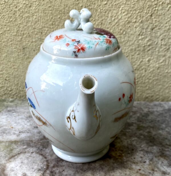 Exquisite Kutani Tashiro Shoten Japanese hand‑painted eggshell tea set – c.1930 (11) Prachtige Kutani Tashiro Shoten Japanse handgeschilderde theeset in eierschaal porselein | Exquisite Kutani Tashiro Shoten Japanese hand‑painted eggshell tea set – c.1930