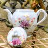 Exquisite Kutani Tashiro Shoten Japanese hand‑painted eggshell tea set – c.1930 (18) Prachtige Kutani Tashiro Shoten Japanse handgeschilderde theeset in eierschaal porselein | Exquisite Kutani Tashiro Shoten Japanese hand‑painted eggshell tea set – c.1930