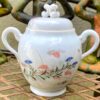Exquisite Kutani Tashiro Shoten Japanese hand‑painted eggshell tea set – c.1930 (24) Prachtige Kutani Tashiro Shoten Japanse handgeschilderde theeset in eierschaal porselein | Exquisite Kutani Tashiro Shoten Japanese hand‑painted eggshell tea set – c.1930