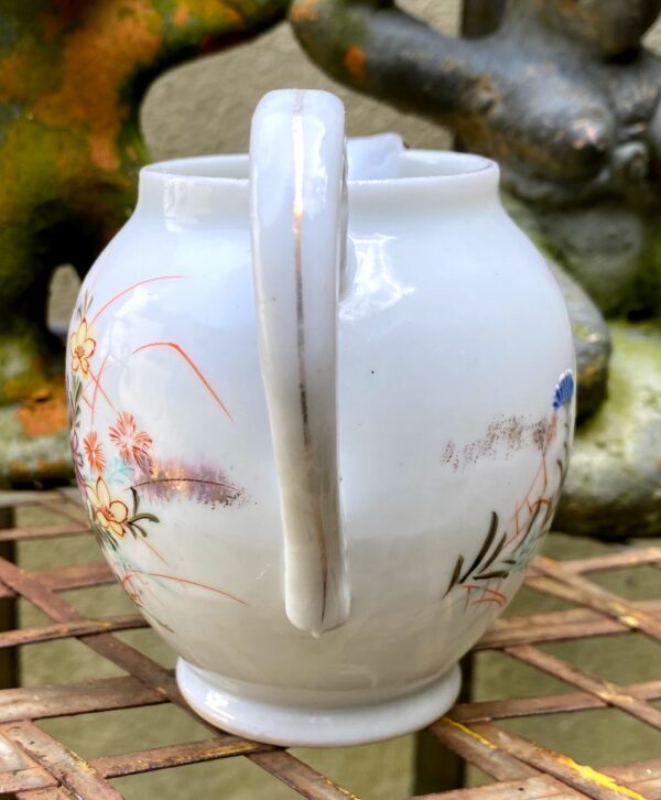Exquisite Kutani Tashiro Shoten Japanese hand‑painted eggshell tea set – c.1930 (31) Prachtige Kutani Tashiro Shoten Japanse handgeschilderde theeset in eierschaal porselein | Exquisite Kutani Tashiro Shoten Japanese hand‑painted eggshell tea set – c.1930