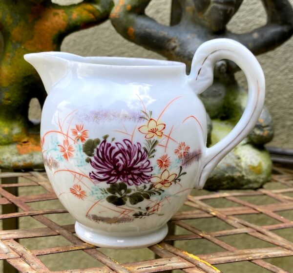 Exquisite Kutani Tashiro Shoten Japanese hand‑painted eggshell tea set – c.1930 (32) Prachtige Kutani Tashiro Shoten Japanse handgeschilderde theeset in eierschaal porselein | Exquisite Kutani Tashiro Shoten Japanese hand‑painted eggshell tea set – c.1930