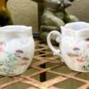 Exquisite Kutani Tashiro Shoten Japanese hand‑painted eggshell tea set – c.1930 (35) Prachtige Kutani Tashiro Shoten Japanse handgeschilderde theeset in eierschaal porselein | Exquisite Kutani Tashiro Shoten Japanese hand‑painted eggshell tea set – c.1930