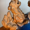 Prachtige Satsuma vaas met Foo Dog handvaten – Exquisite Satsuma vase with Foo Dog handles – ca. 1900
