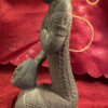 Exquisite stone sculpture of woman with bread basket – ca. 1950 (9) Prachtige stenen sculptuur van vrouw met broodjesmand – Exquisite stone sculpture of woman with bread basket – ca. 1950