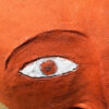 Prachtige terracotta hoofdsculptuur in Kinart-stijl – Exquisite terracotta head sculpture in Kinart style – 20th C
