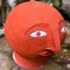 Prachtige terracotta hoofdsculptuur in Kinart-stijl – Exquisite terracotta head sculpture in Kinart style – 20th C