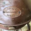 Extreem zeldzame originele koperen nautische scheepslamp Tavernier Oostende | Extremely rare original copper nautical ship lamp Tavernier Ostend – 1970s