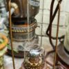 Extreem zeldzame originele koperen nautische scheepslamp Tavernier Oostende | Extremely rare original copper nautical ship lamp Tavernier Ostend – 1970s
