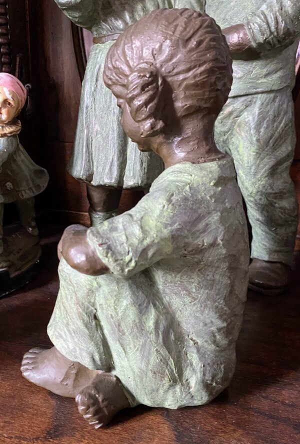 Geert Kunen reading girl sculpture c.1990 (10) Geert Kunen lezend meisje sculptuur | Geert Kunen reading girl sculpture c.1990