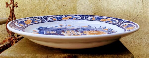 Japanese Decorative Plate “Gosho‑Guruma” – Hand‑Painted & Authentic (4) Japans Sierbord “Gosho‑Guruma” | Japanese Decorative Plate “Gosho‑Guruma” – Hand‑Painted & Authentic