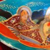 Japanese Satsuma porcelain dish – Immortals and lady, Dai Nippon, c.1913–1940 (12) Japans Satsuma porseleinen schoteltje – Dai Nippon | Japanese Satsuma porcelain dish – Immortals and lady, Dai Nippon, c.1913–1940