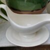 Old sauce boat with underplate – Nimy Lez Mons (c.1921–1951) (12) Oude sauskom met onderplaat | Old sauce boat with underplate – Nimy Lez Mons (c.1921–1951)