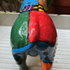 Pop Art patchwork cow sculpture – inspired by Joan Miró, ca. 1980 (16) Prachtige Pop Art koe in lappendekenstijl – Exquisite Pop Art patchwork cow sculpture – ca. 1980