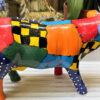 Pop Art patchwork cow sculpture – inspired by Joan Miró, ca. 1980 (6) Prachtige Pop Art koe in lappendekenstijl – Exquisite Pop Art patchwork cow sculpture – ca. 1980