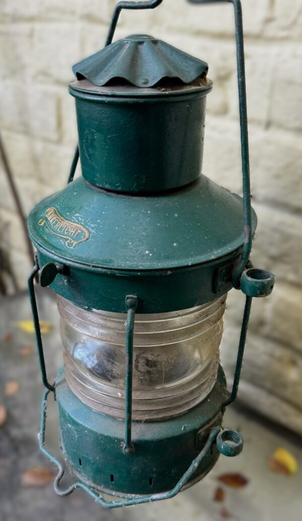 Rare antique nautical Den Haan Rotterdam anchor light ship lamp – c.1930 (1) Zeldzame antieke nautische Den Haan Rotterdam Ankerlicht scheepslamp | Rare antique nautical Den Haan Rotterdam anchor light ship lamp – c.1930